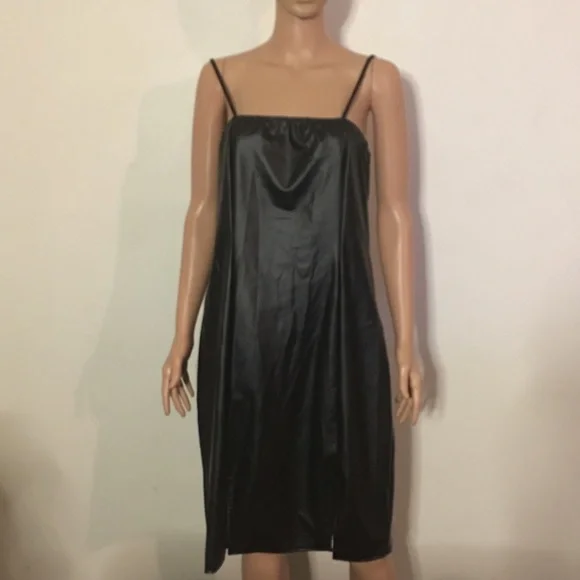 SHEIN | Dresses | Faux Leather Tank Top Dress | Poshmark